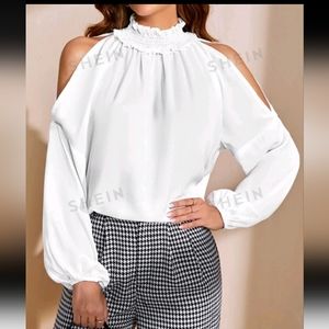 Beautiful cold shoulder blouse